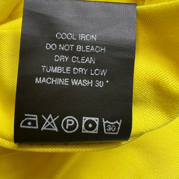 House Of Harlow Revolve Vibrant Yellow Raissa Mini Fit and‎ Flare Dress Sz Small - Picture 7 of 8